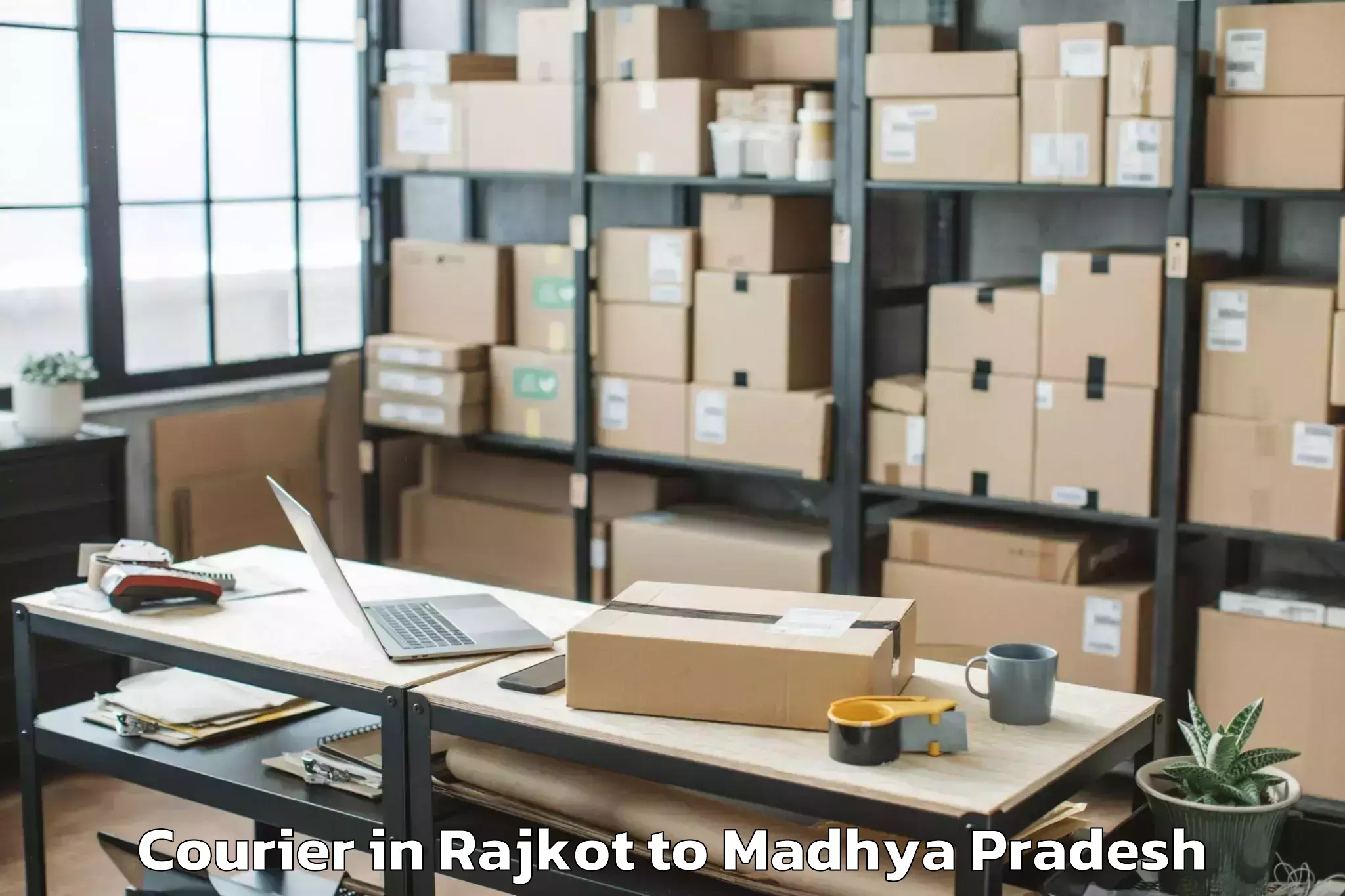 Top Rajkot to Neemuch Courier Available